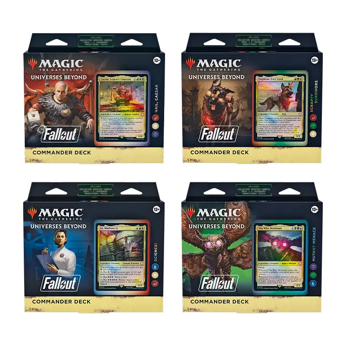 Magic - Display x4 Mazo Commander Fallout (ENG)