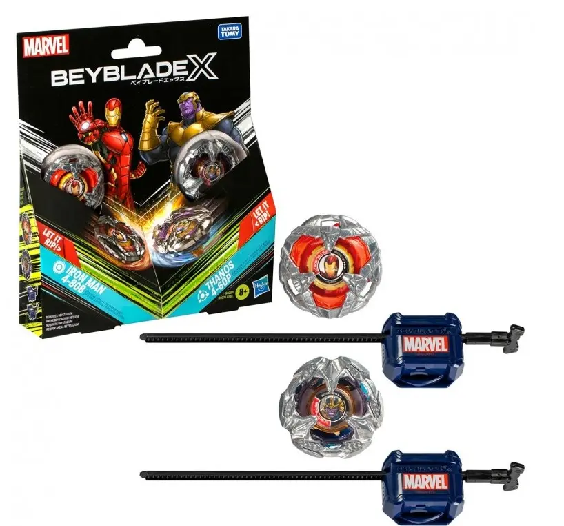 Beyblade X Duelo Marvel