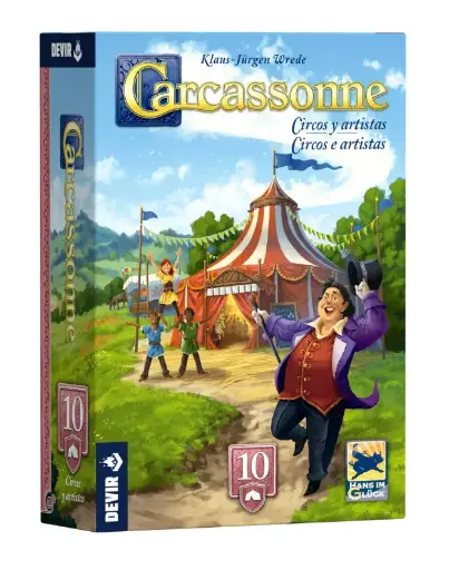 Carcassonne Expansión 10 Circos y Artistas