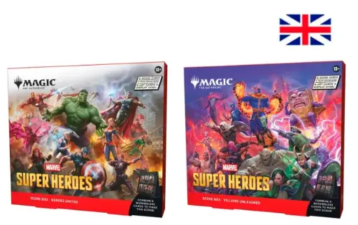 Magic - PACK Scene Box Marvel Heroes Heroes + Villains (ENG)